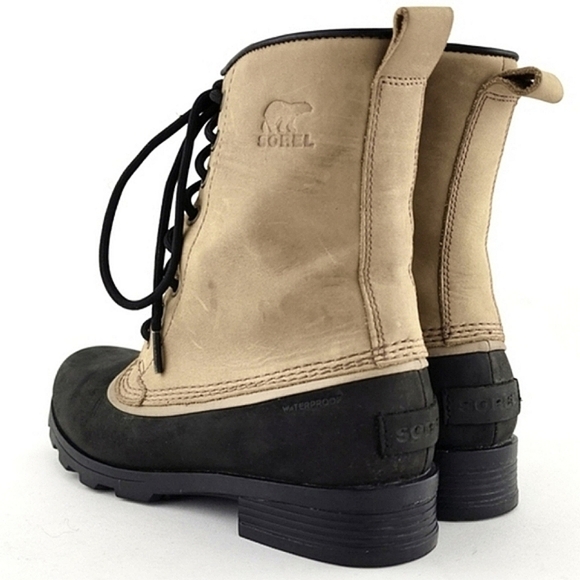 Sorel Emelie 1964 Women's Waterproof Cold  Weather Block Heel Tan Boots Size 7 - Picture 7 of 15